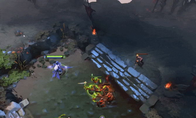 Тактика игры за Templar Assassin в ранней фазе