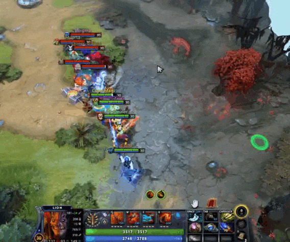 Тактика игры за Lion в Dota 2 в поздней стадии