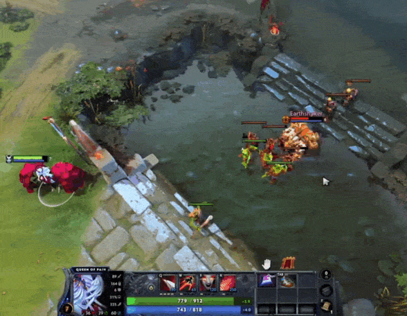 Начало игры на миде (ланинг-стадия) в Dota 2