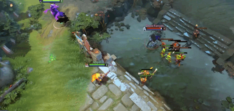 Тактика игры за Бейна в середине игры