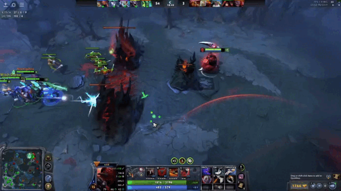 Тактика игры за Акса на линиях в Дота 2 в лейт гейме