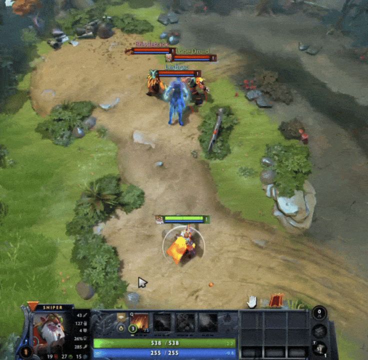 Shrapnel Sniper в Dota 2