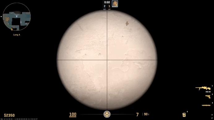 На пике вертикального прыжка SSG-08 не теряет свою точность