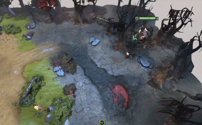 Тактика игры за Tiny на линиях с появлением Blink Dagger в Дота 2