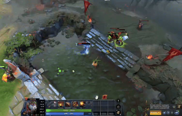 Тактика игры за Снайпера в Dota 2