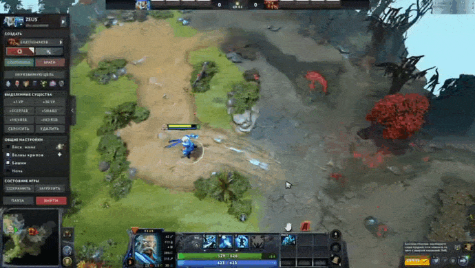 Использование Sentry Ward для контрвардинга в Dota 2
