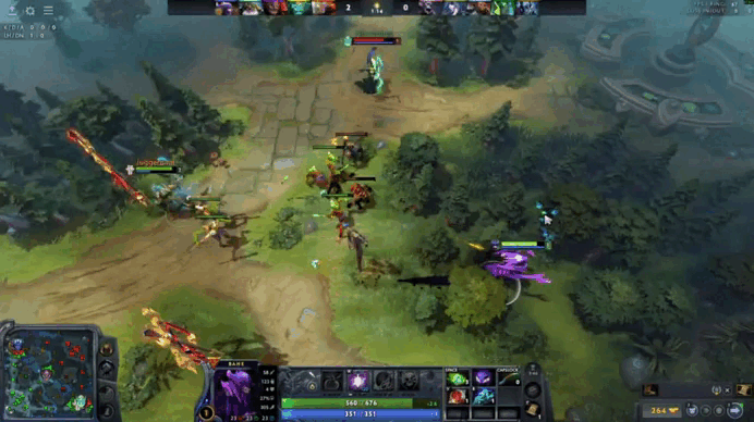 Тактика игры за Бейна в начале игры