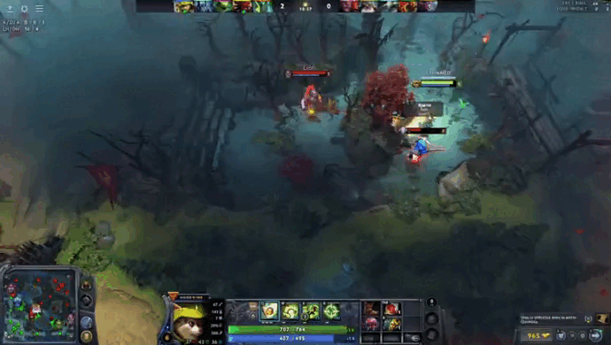 Тактика игры за Hoodwink в середине игры