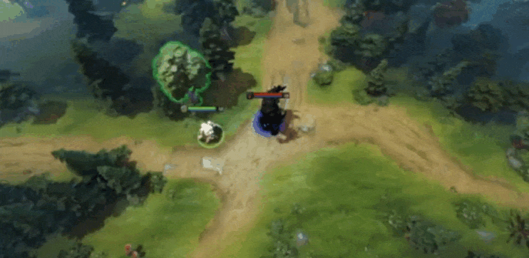 Tree Grab (Захват дерева) гиганта Tiny в Dota 2