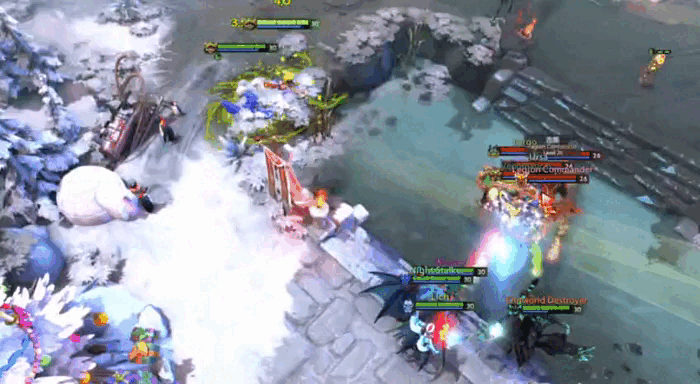 Тактика игры за Hoodwink в поздней игре