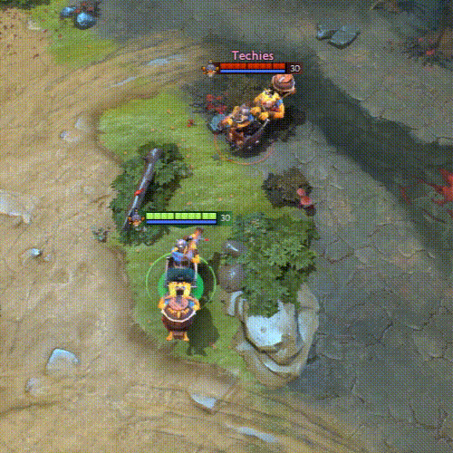 Sticky Bomb Techies в Dota 2