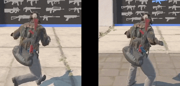 Порівняння анімації руху: як було і як стало після оновлення «Animgraph 2 Beta» від 02.04.2026 CS2