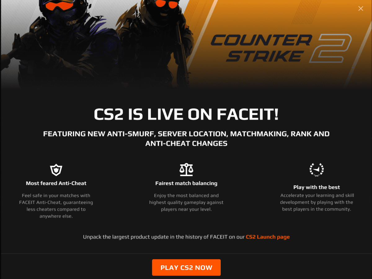 Требования FACEIT для CS2 | Profilerr