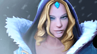 Crystal Maiden in game with Storm Spirit Dota 2
