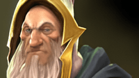 Keeper of the Light in game with Storm Spirit  Dota 2