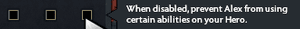 “Help” has 4 checkboxes
