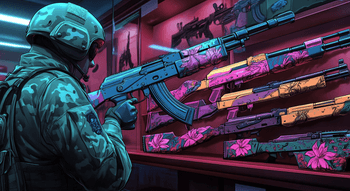 Все скины с цветами в CS2