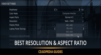 BEST CS:GO RESOLUTION AND ASPECT RATIO