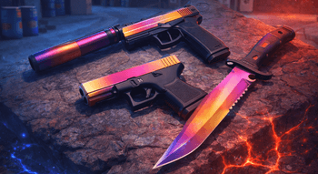 Лучшие дешевые скины Fade в CS2