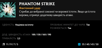 Phantom Strike Фантомки в Dota 2