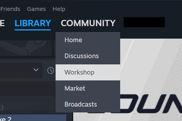 Select Workshop from the drop-down menu