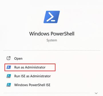 Open Windows PowerShell