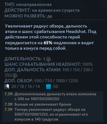 Take Aim Sniper в Dota 2