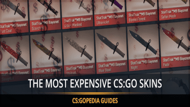 THE MOST EXPENSIVE CS:GO SKINS: GUNS, KNIVES, AND STICKERS