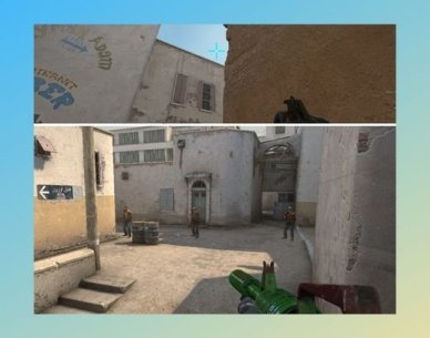 Flashbang from Catwalk over Walls → Blind Top Mid (Palm &amp; Right Side)