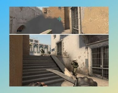 Flashbang from Catwalk/Palm to Catwalk/Stairs → Blind CTs on Short Stairs