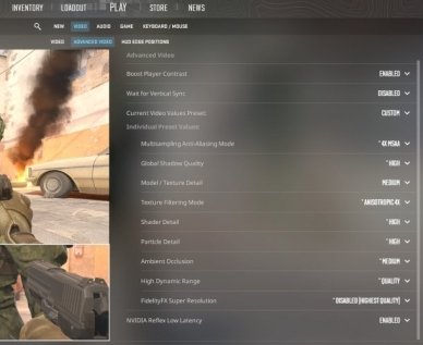Counter Strike 2 (Source 2) Running at 2560x1600 60 FPS Macbook