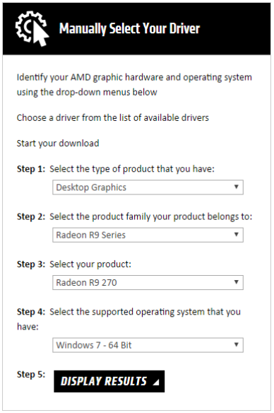 Manually Select Your Drive