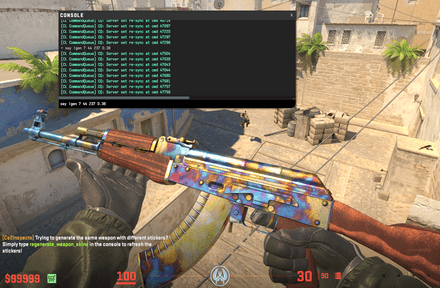 AK-47 | Case Hardened blue gem #237