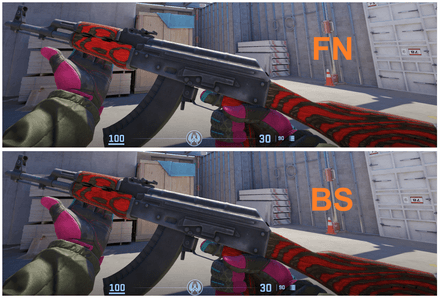 AK-47 | Red Laminate FN and BS