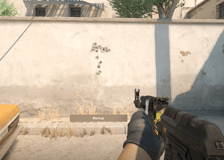 AK-47 spray pattern and recoil compensation