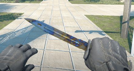 Bayonet Case Hardened Blue Gem Pattern #575, Field Tested