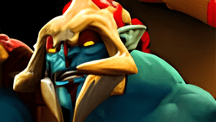 Huskar in game with Clockwerk Dota 2