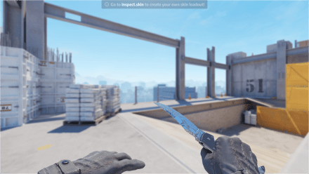 FALCHION KNIFE | DAMASCUS STEEL IN GAME