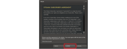 Steam subscriber agreement