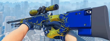 AWP Sticker Craft Man-o’-war | Shiny Gold