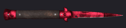 Stiletto Knife | Doppler Ruby