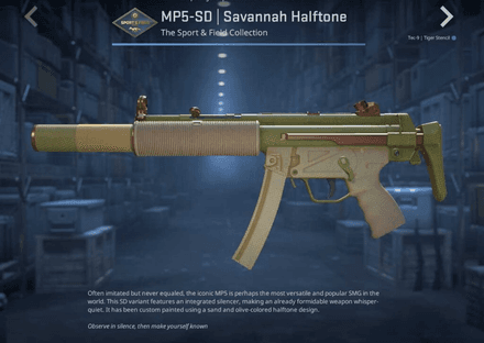 MP5-SD | Savannah Halftone