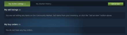 If you don’t see the “Market is unavailable” message when you load the page, your account is all set