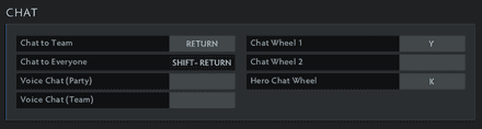 Chat Hotkeys Dota 2