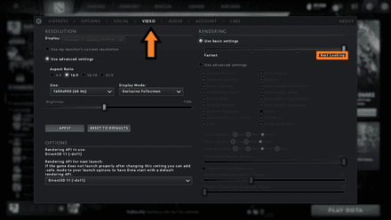 Recommended Graphics Settings