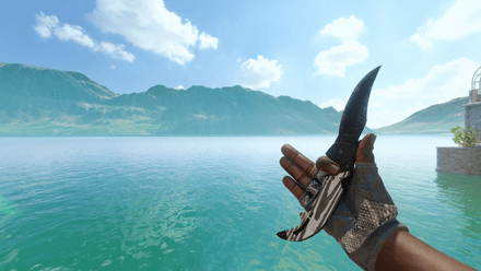 Broken Fang Gloves | Unhinged + Falchion Knife | Black Laminate CS2