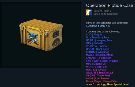 Operation Riptide Case