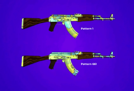 AK-47 Case Hardened Blue Gem