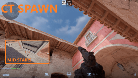 CT Spawn to Mid Stairs