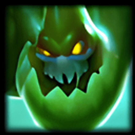 Zac в игре с Yasuo в LoL